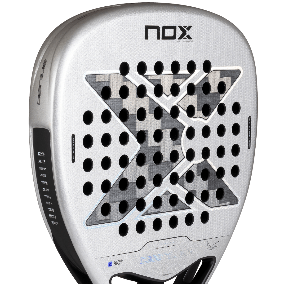 Ракетка NOX Genius Attack 12K Alum XTREM 2027 — Агустин Тапия