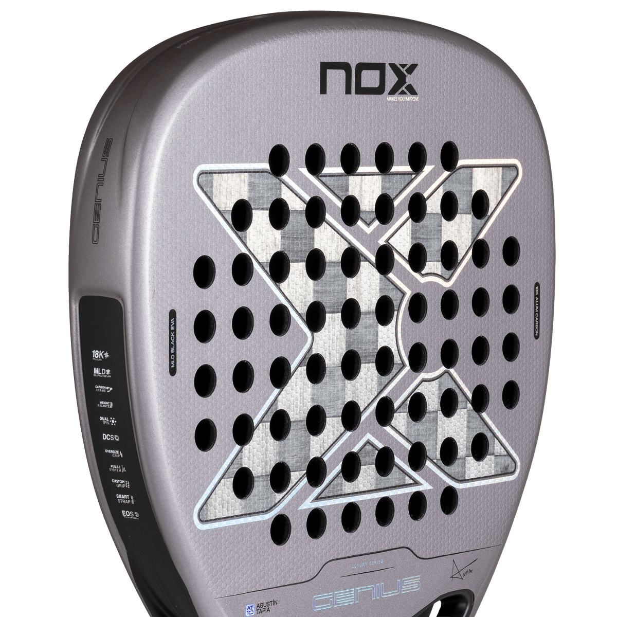 Ракетка NOX Genius Attack 18K Alum 2027 — Агустин Тапия
