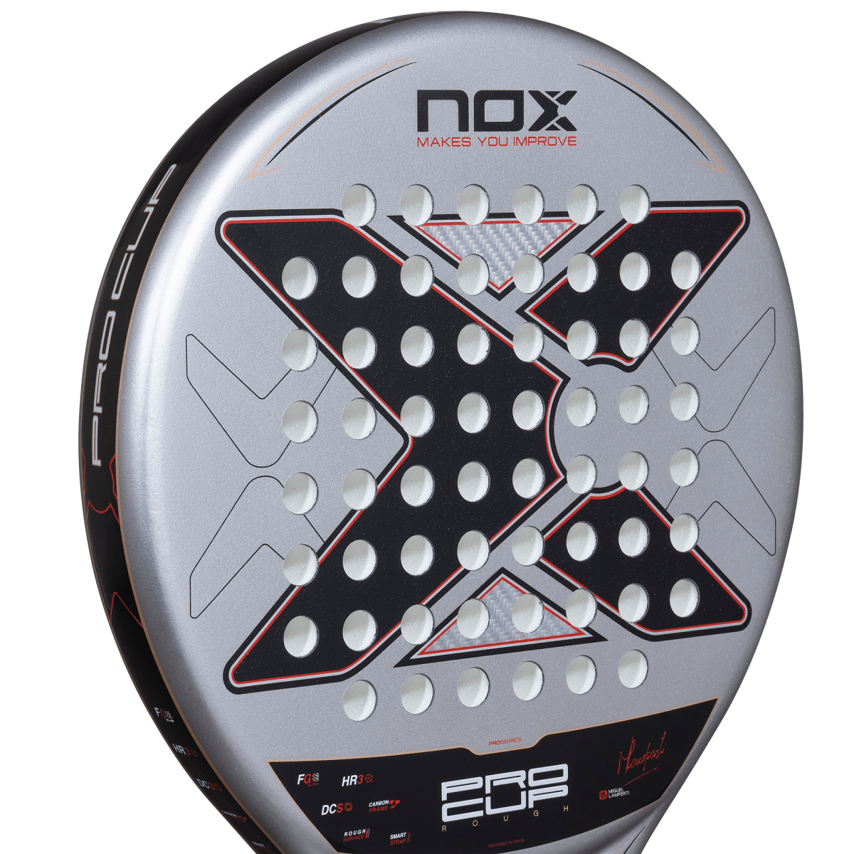 Ракетка NOX ML10 Pro Cup Rough 2027 — Мигель Ламперти