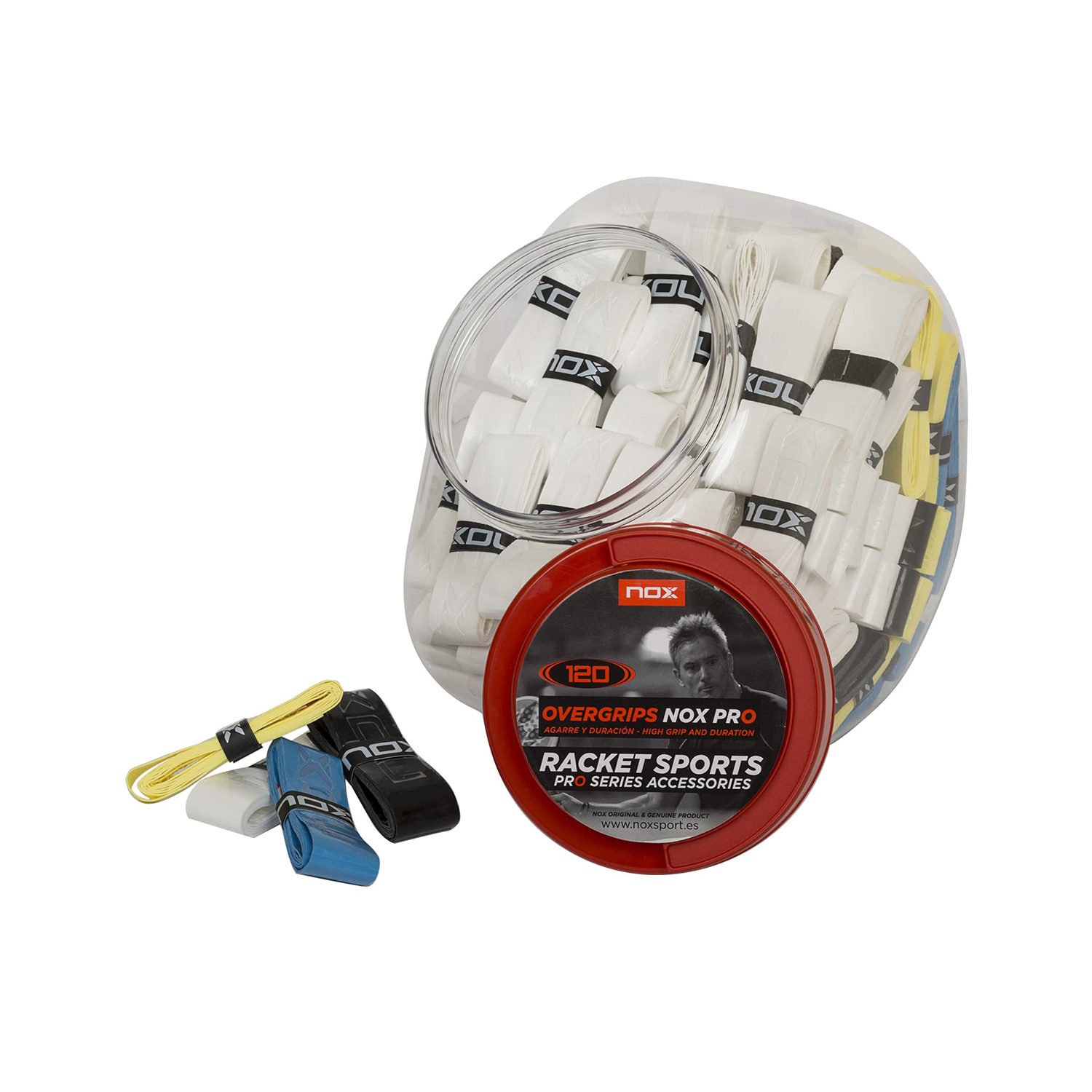 Овергрипы NOX PRO — 120 шт., разные цвета