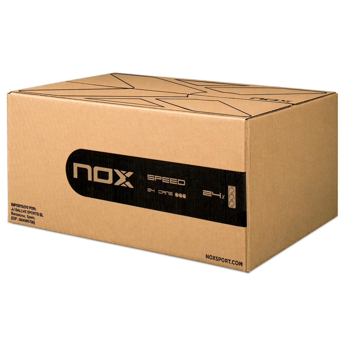 Мячи NOX NERBO SPEED — коробка 24 тубы по 3 мяча